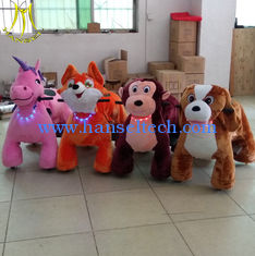 China Hansel 2019 coin operated plush animal jungle rides electric scooters for birthday party proveedor