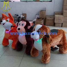 China Hansel guangzhou manufacturer walking fireproof plush motorized riding animals proveedor