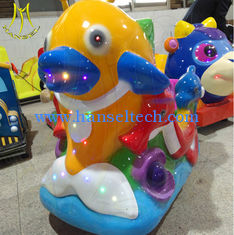 China Hansel mental base fiber glass coin operated electric swing kiddie rides proveedor