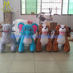China Hansel safari animal ride on toy walking animals scooters in amusement park ride proveedor