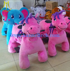China Hansel amusement park games kiddie electric ride on walking toy unicorn in mall proveedor