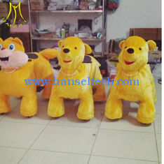 China Hansel amusement park game equipment ride on motorized animals plush riding proveedor