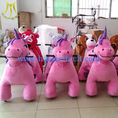 China Hansel hot fairground attraction kids token ride happy ride toy unicorn proveedor