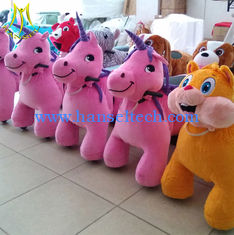 China Hansel  entertainment games for adult plush electric animal toy rides in mall proveedor