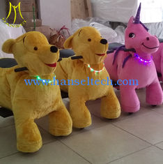 China Hansel  outdoor park moving animals battery operated plush animals with necklace proveedor
