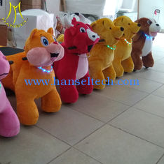 China Hansel  hot sell stuffed animals unicorn motorized plush animal unicorn bike rides with wheels proveedor