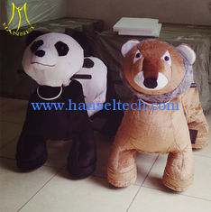 China Hansel high quality indoor electric plush battery ride on unicorn with music proveedor