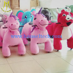 China Hansel  wholesale kids stuffed coin operated dinosaur ride scooter proveedor