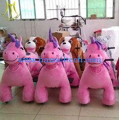 China Hansel plush animal zoo riding kids ride on car amusement rides sale proveedor