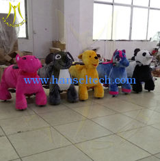China Hansel amusement park children walking stuffed animals coin operated ride on toys proveedor