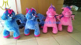 China Hansel  electric mountable plush motorized animal for shopping mall proveedor