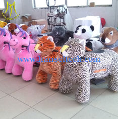 China Hansel amusement park walking battery stuffed kids electric rides on animal proveedor