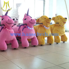China Hansel hot selling kids moving battery operated ride on stuffed animal scooters proveedor