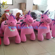 China Hansel outside amusement park rides with non coin children electric cars with ride on horse toy pony for sale proveedor