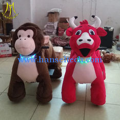 China Hansel non coin amusement Electric stuffed motorized animals with necklace proveedor