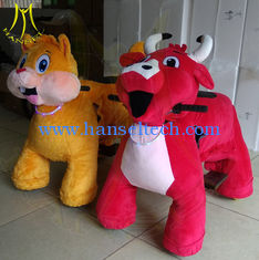 China Hansel naughty castle playground kids ride on plush animal electric scooter proveedor