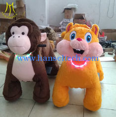 China Hansel  plush electrical animal toy car and kids cars of mechanical ride on horse proveedor