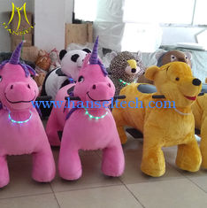 China Hansel theme park equipment for kids coin operated kiddie rides horses coin operated horse ride proveedor