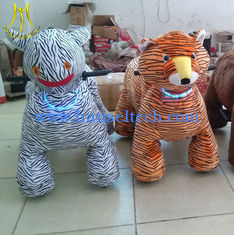 China Hansel 2018 kids fun bull ride machine animal entertainment plush ride for mall proveedor