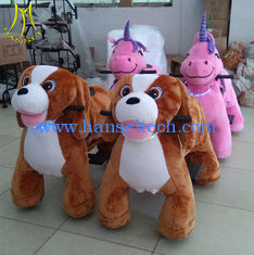 China Hansel  new plush animal electric scooter dinosaur park animal coin operated dog proveedor