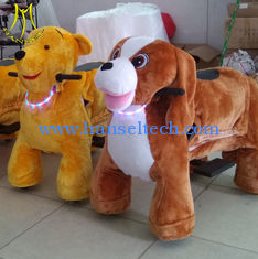 China Hansel shopping mall plush walking bull electric stuffed animals go kart proveedor