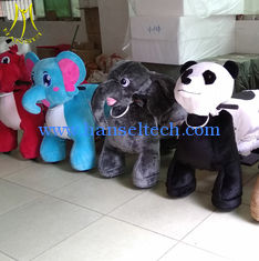 China Hansel  hot selling plush walking electronic kid riding animals for mall proveedor