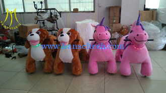 China Hansel l amusement playground children play game coin operated ride on stuffed animals proveedor