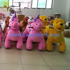 China Hansel Shopping mall kids ride on dog toy for party mechanical horse proveedor