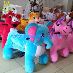 China Hansel shopping mall children plush motorized animals fun fair equipment for sale proveedor