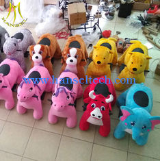 China Hansel  kids ride on animals toy electric stuffed animals adults can ride for outdoor playground proveedor