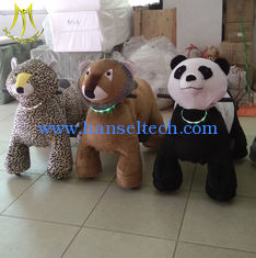 China Hansel  wholesales kids walking animal ride motorized plush riding animals proveedor