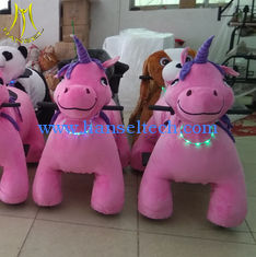 China Hansel  electronic kid riding car in shopping mall electric animal people ride on unicorn for sale proveedor