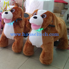 China Hansel plush rideable animal toy  animales montables electricos with battery for shopping mall proveedor