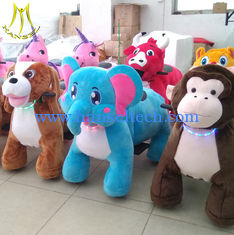 China Hansel high quality walking electric animal for park power wheels ride on animal proveedor