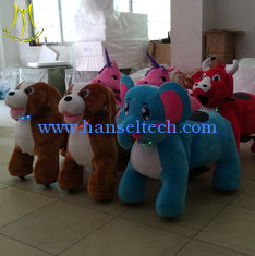 China Hansel children plush battery operated moving animals for shopping mall proveedor