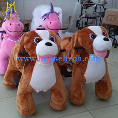 China Hansel  amusement park moving plush electric animals coin operated ride proveedor