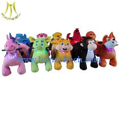 China Hansel 2019 new indoor and outdoor amusement kids coin operated walking animal ride proveedor