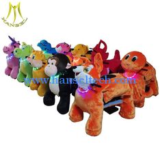 China Hansel  amusement park walking stuffed kids electric animal toy ride proveedor