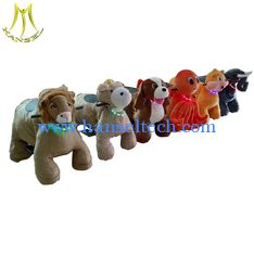 China Hansel  new coin operated battery plush animal electric scooter for shopping mall proveedor