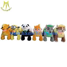 China Hansel  children's games paw patrol plush animal electric scooter for mall proveedor