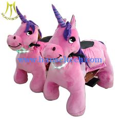 China Hansel indoor and outdoor children battery operated ride animals plush toy on wheels proveedor