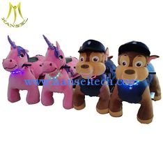 China Hansel plush electric kid riding horse moving ride on animals in shopping mall proveedor