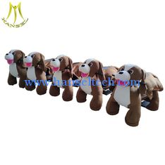 China Hansel coin operated amusement animal ride on for kids  plush motorized animals electric proveedor