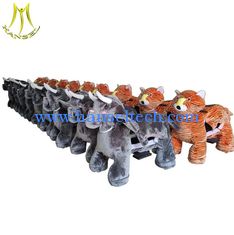 China Hansel factory wholesales plush coin operated ride on animal toy animal robot for sale proveedor