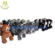 China Hansel indoor and outdoor plush walking dinosaur scooter ride on animals in shopping mall proveedor