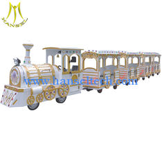 China Hansel  high quality large  24 seats amusement trackless tourist train for sale proveedor