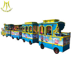 China Hansel outdoor battery trackless train electric for sales amusement park rides proveedor