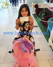 China Hansel coin operated 4 wheel kid ride electric animal scooter in mall proveedor