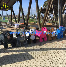 China Hansel animal motorized ride large plush ride toy on wheels animal drive toy amusement rides equipment proveedor