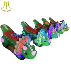 China Hansel  amusement park rides kids -adults ride on dinosaur motor ride for sales proveedor